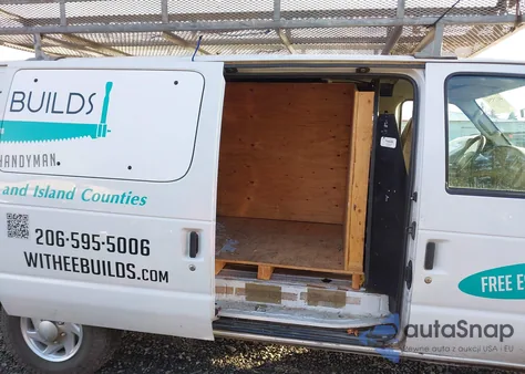 2008 Ford E-250 Commercial/Recreational from USA, damaged, VIN 1FTNE24L98DA16208